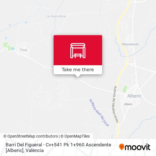 Barri Del Figueral - Cv+541 Pk 1+960 Ascendente [Alberic] map