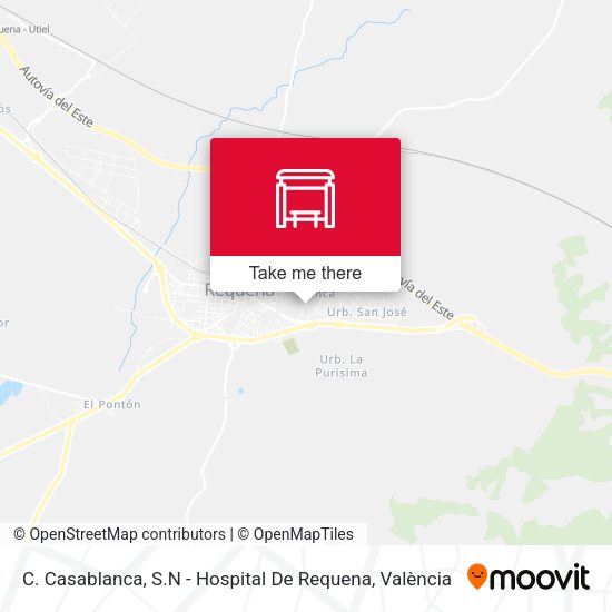 C. Casablanca, S.N - Hospital De Requena map