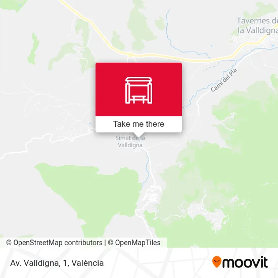 Av. Valldigna, 1 map