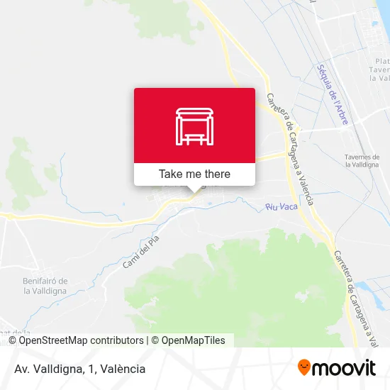 mapa Av. Valldigna, 1