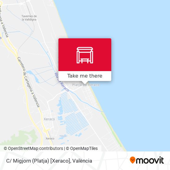 C/ Migjorn (Platja) [Xeraco] map