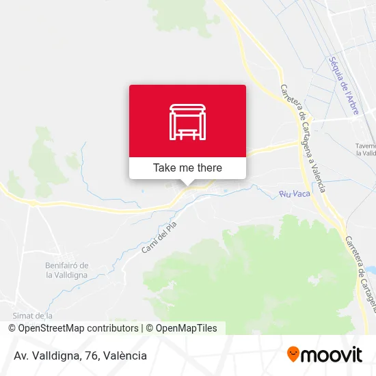 mapa Av. Valldigna, 76