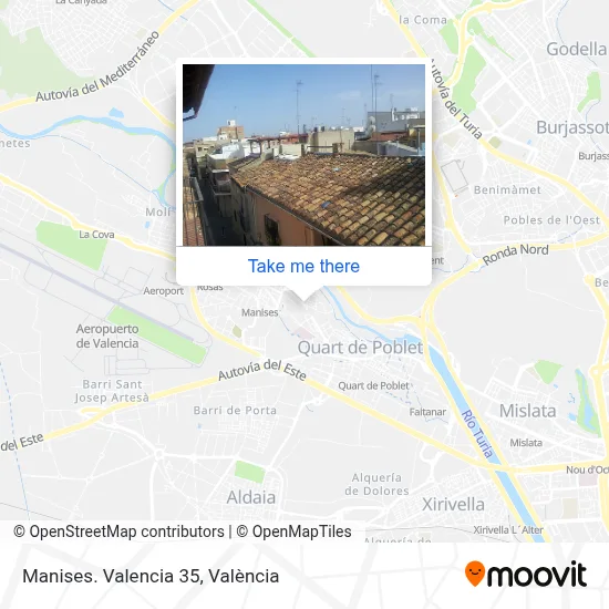 mapa Manises. Valencia 35