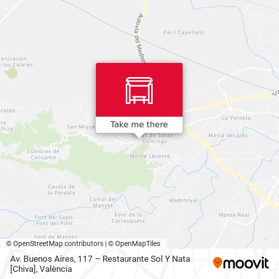 Av. Buenos Aires, 117 – Restaurante Sol Y Nata [Chiva] map