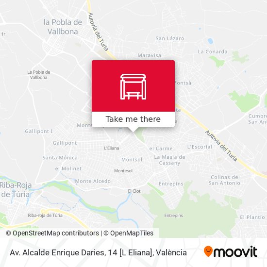 Av. Alcalde Enrique Daries, 14 [L  Eliana] map