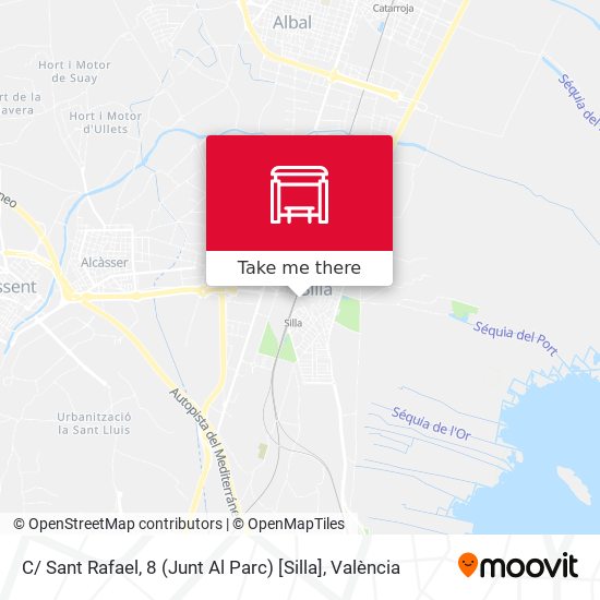 mapa C/ Sant Rafael, 8 (Junt Al Parc) [Silla]