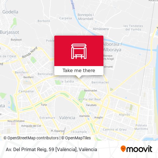 Av. Del Primat Reig, 59 [València] map