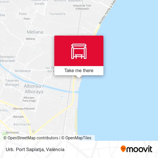 mapa Urb. Port Saplatja