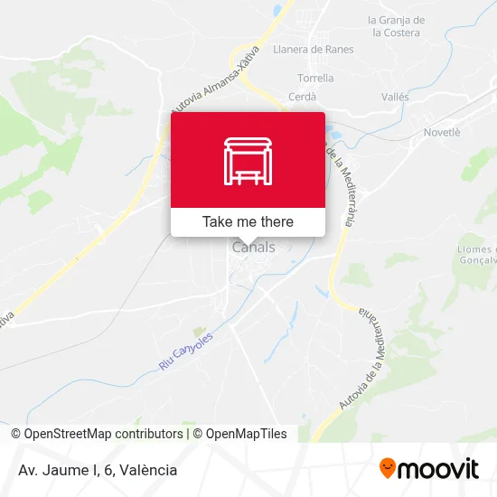 Av. Jaume I, 6 map