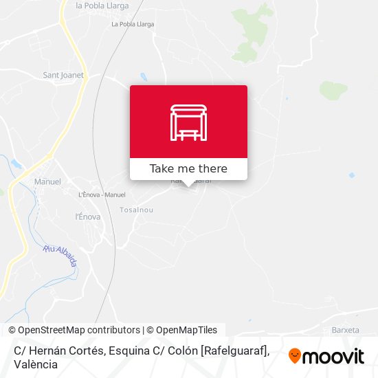 C/ Hernán Cortés, Esquina C/ Colón [Rafelguaraf] map
