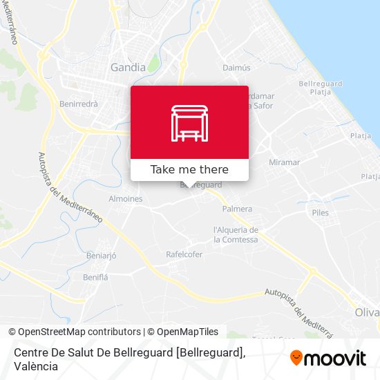 Centre De Salut De Bellreguard [Bellreguard] map