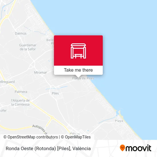 Ronda Oeste (Rotonda) [Piles] map