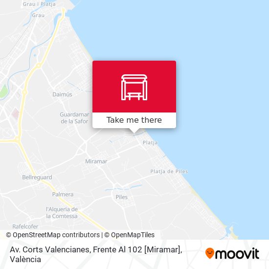 Av. Corts Valencianes, Frente Al 102 [Miramar] map