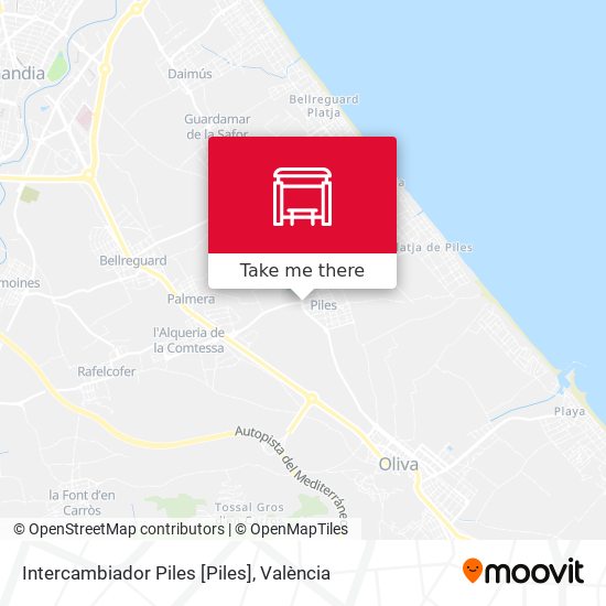 Intercambiador Piles [Piles] map