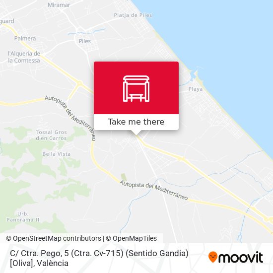C/ Ctra. Pego, 5 (Ctra. Cv-715) (Sentido Gandia) [Oliva] map