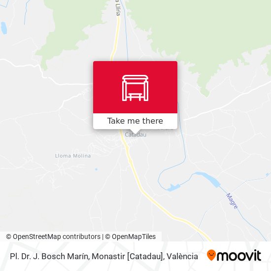 Pl. Dr. J. Bosch Marín, Monastir [Catadau] map
