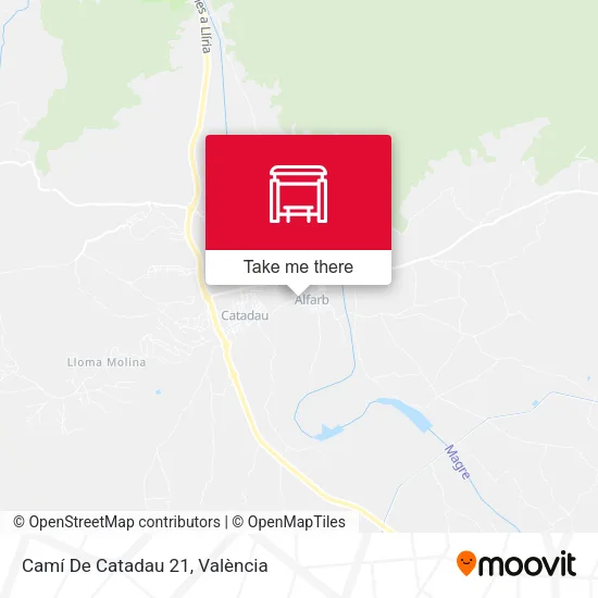 Camí De Catadau 21 map