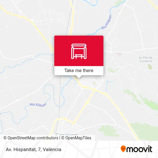 Av. Hispanitat, 7 map