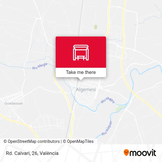 mapa Rd. Calvari, 26