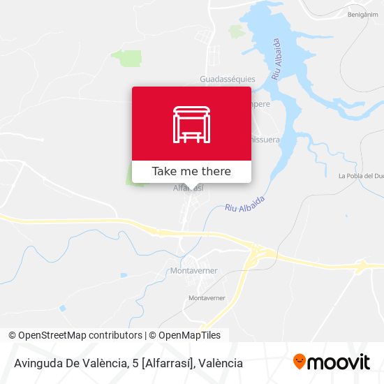 Avinguda De València, 5 [Alfarrasí] map