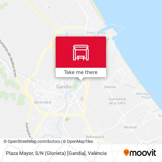 Plaza Mayor, S / N (Glorieta) [Gandia] map
