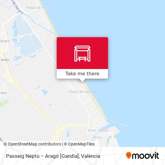 Passeig Neptú – Aragó [Gandia] map