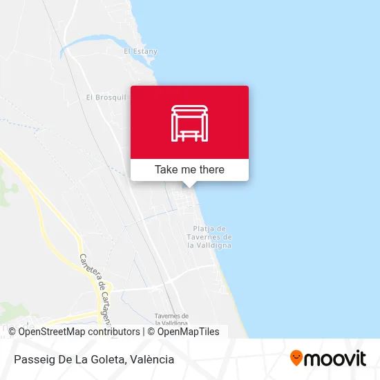 Passeig De La Goleta map