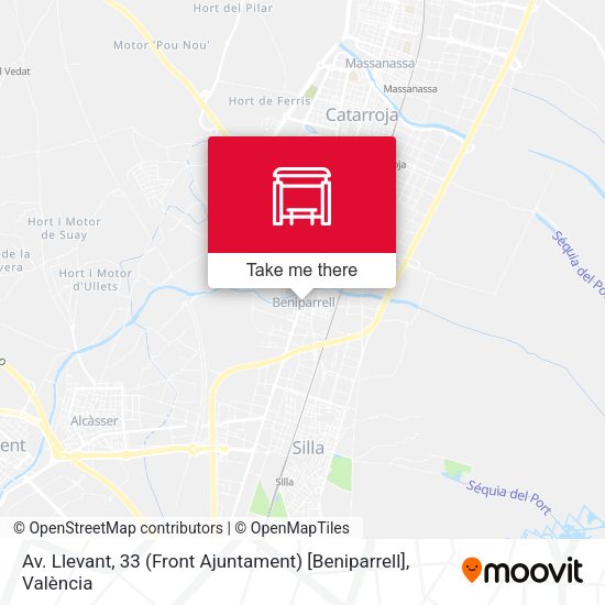 Av. Llevant, 33 (Front Ajuntament) [Beniparrell] map