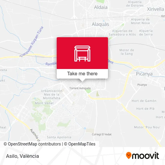 Asilo map