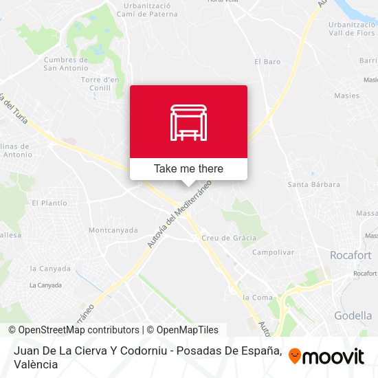 Juan De La Cierva Y Codorniu - Posadas De España map