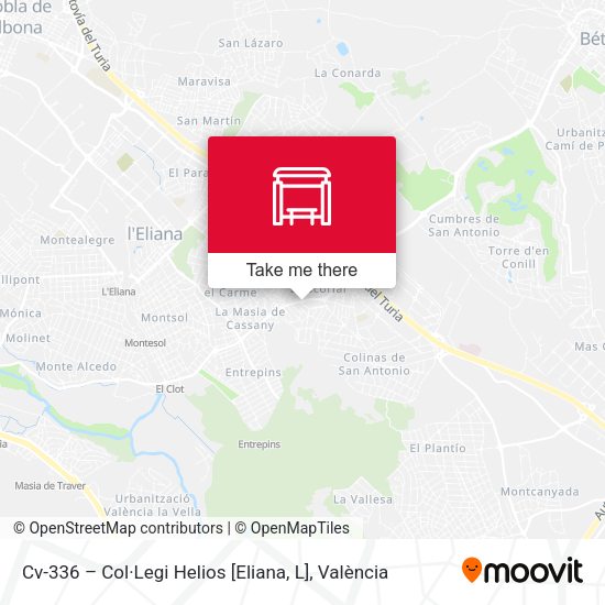 Cv-336 – Col·Legi Helios [Eliana, L] map