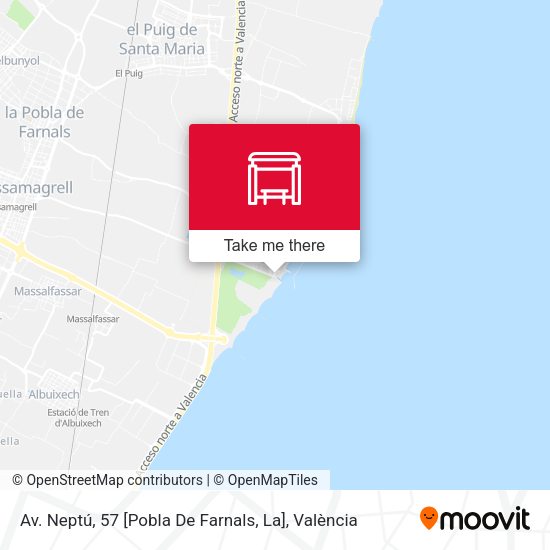 Av. Neptú, 57 [Pobla De Farnals, La] map