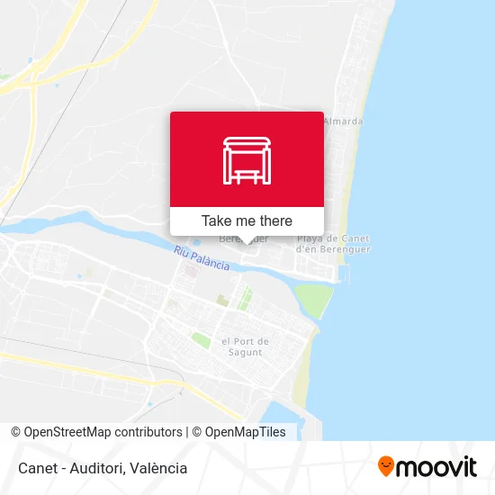 Canet - Auditori map