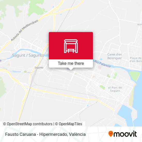 Fausto Caruana - Hipermercado map