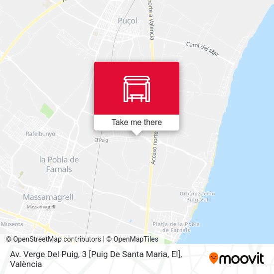Av. Verge Del Puig, 3 [Puig De Santa Maria, El] map