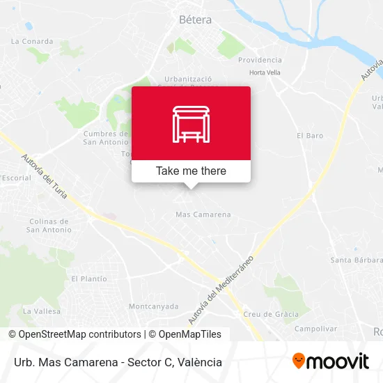 Urb. Mas Camarena - Sector C map