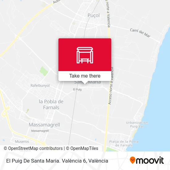 El Puig De Santa Maria. València 6 map