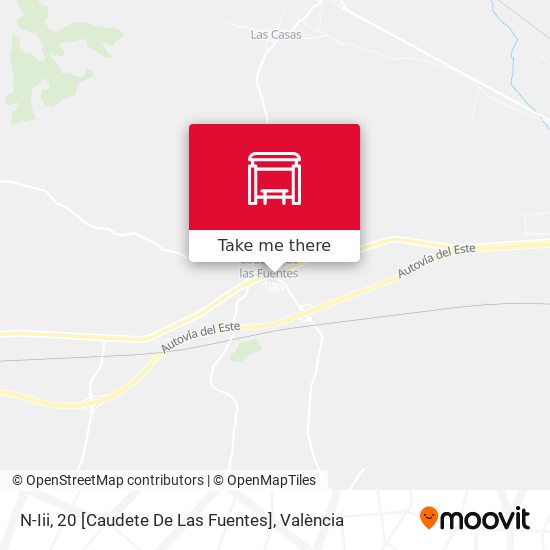 N-Iii, 20 [Caudete De Las Fuentes] map