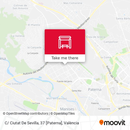 C/ Ciutat De Sevilla, 37 [Paterna] map