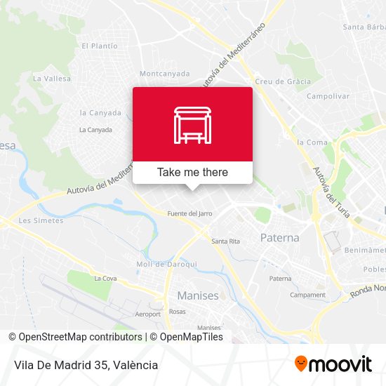Vila De Madrid 35 map