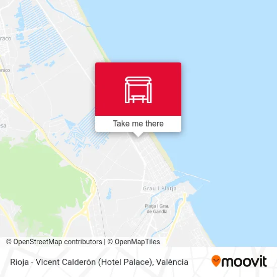 Rioja - Vicent Calderón (Hotel Palace) map