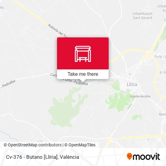 Cv-376 - Butano [Llíria] map