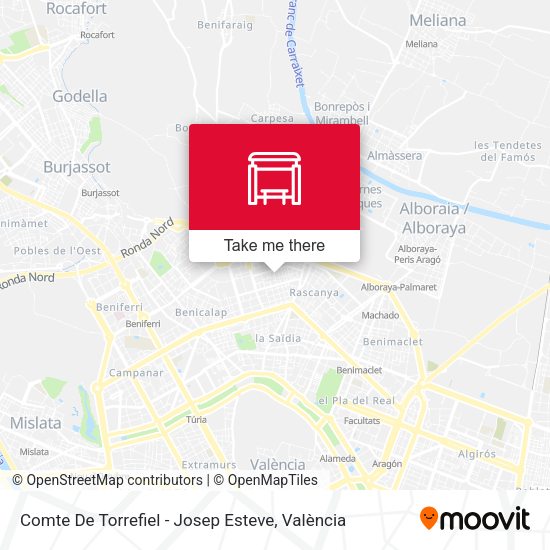 Comte De Torrefiel - Josep Esteve map