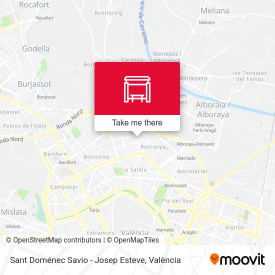 Sant Doménec Savio - Josep Esteve map