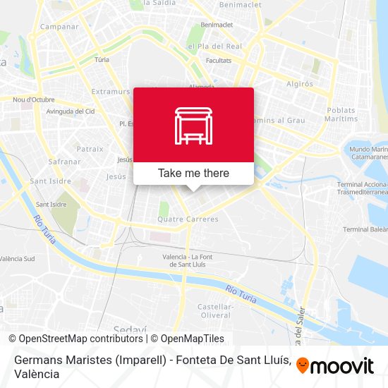 Germans Maristes (Imparell) - Fonteta De Sant Lluís map