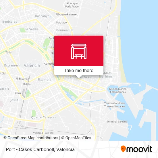 Port - Cases Carbonell map