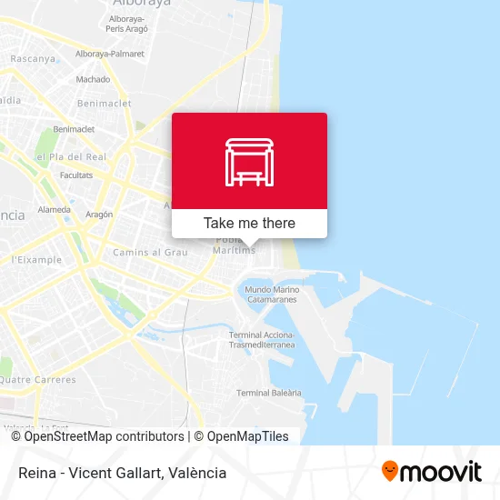 Reina - Vicent Gallart map
