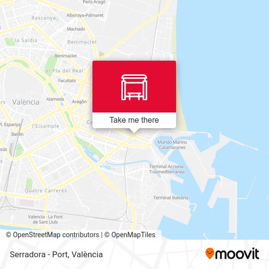 Serradora - Port map