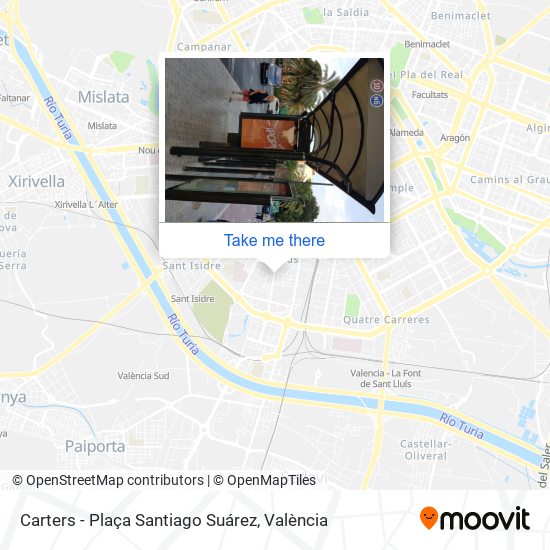 Carters - Plaça Santiago Suárez map