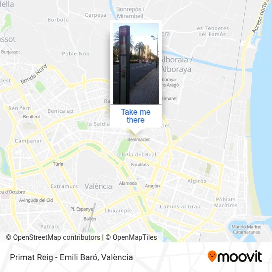 Primat Reig - Emili Baró map